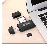Lecteur de Carte, Type C USB Micro USB Noir Lecteur de Carte de Stockage 3 en 1 pour Téléphone