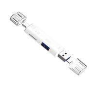 Lecteur de carte USB C 5 en 1 USB 3.0 TF adaptateur de mémoire pour smartphone, ordinateur portable, tablette, accessoires d'extension de stockage