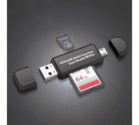 Lecteur de carte USB OTG 4 en 1 haute vitesse USB 2.0 pour Android TF/SD universel H0T7 Card OTG Writer Extension OTG 1 lecteur haute vitesse multifonction 4 lecteurs haute vitesse en-tête Re