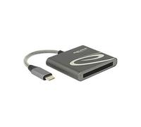 DeLock Lecteur de carte mémoire 91745 USB 3.2 Gen 1 Type-C CFast 2.0 Noir/Argent