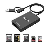 Lecteur de Carte USB/USB C XQD SD,Adaptateur Lecteur de Carte mémoire XQD SD à Double Fente USB 3.0 Haute Vitesse Compatible avec Carte Sony G/M Series、USB Mark XQD pour Windows XP/Mac OS/Linux etc.