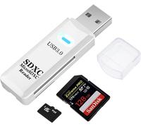 Lecteur De Carte Usb Xd Pour Appareils Photo Fuji Et Olympus Adaptateur Usb 2.0 Lecteur Carte Xd Picture Card Reader 480 Mo Facile À Lire Compatible Avec Pc Windows Mac Tablette, Blanc
