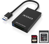 Lecteur de Carte XQD SD - USB 3.0 Lecteur de Carte mémoire à Double Emplacement, 5 Gpbs, Super Speed, pour Sony G/M Series, Lexar 2933x/1400x USB Mark XQD, Carte SD pour Windows/Mac OS