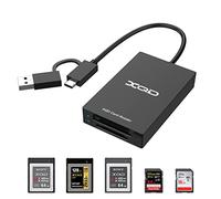 Lecteur de Carte XQD SD USB 3.0,USBA/Type C XQD/SD Card Reader, Dual Slot, Memory Card Reader, Compatible avec Sony G/M Series, Lexar USB Mark Cards, Sony G Series, pour Windows/Mac OS/Linux