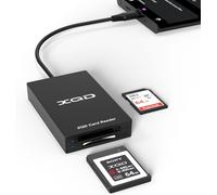 Lecteur de carte XQD USB C, lecteur XQD/SD 2 en 1,adaptateur de carte mémoire 5 Gpbs pour Sony série G/M, 2933x/1400x USB Mark XQD, carte SD compatible avec iPhone 15 iPad Windows Mac OS Android