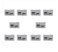 Lecteur de cartes 10X Micro-SD TF vers MS Pro, adaptateur à un ou deux emplacements pour manette de jeu