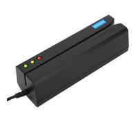 Lecteur de Cartes à Bande Magnétique MSR605X USB Lecture Écriture Rapide Indicateur LED pour Encodage Données Compatible avec