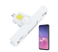 Lecteur de cartes à puce CAC - Dispositif d'accès 2.24x1 Inche, scanner portable, USB compatible avec authentification sécurisée | Outil d'identité pour le gouvernement Banque de santé Crédit Vérifica