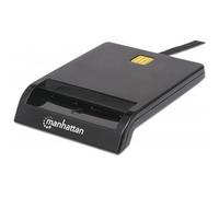 Manhattan Lecteur de cartes à puce 102049 USB 2.0 Noir