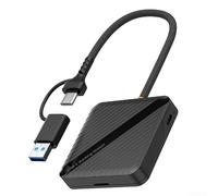 Lecteur de cartes ABS 3.0 double fente rapide ABS Card Reader 3.0 Dual Slot (Noir)