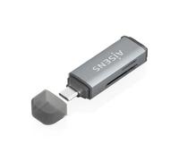 Lecteur de Cartes - AISENS - ASCR-2A09-GR - USB 3.1 - Couleur Gris - Compatible SD/Micro SD