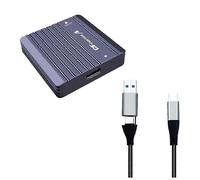 Lecteur de cartes CFexpress Type A compatible avec les appareils photo Sony, USB 3.2, alliage d'aluminium, portable pour le transfert de données