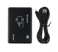 Lecteur de cartes de proximité sans contact RFID 125 kHz USB pour cartes d'identité EM4100/TK4001 - -and-Play - Émulation de clavier, plage de lecture de 0 à 80 mm, ABS Hous