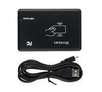 Lecteur de cartes de proximité sans contact RFID 125 kHz USB pour cartes d'identité EM4100/TK4100, émulation de clavier et de lecture, plage de lecture 0 à 80 mm, ABS Hous