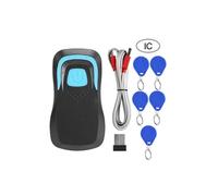 Lecteur de cartes d'identification sans fil Bluetooth RFID Scanner de code Fréquence 13.56M / 125Khz avec 5 Cartes (Black ID)