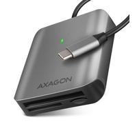 AXAGON Lecteur de cartes externe CRE-S3C – USB-C 3.2 Gen 1 – 3 emplacements SD/microSD/CF – Gris