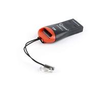 Gembird Lecteur de carte FD2-MSD-3 Externe microSD/microSDHC USB 2.0 Noir/Rouge
