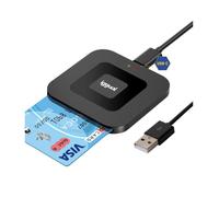 Lecteur de cartes ID - IGGUAL - IGG320723 - USB-A/USB-C - Compatible DNI 4.0 - Compact sans alimentation