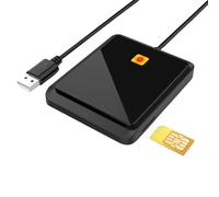 Lecteur de Cartes Intelligent Universel USB 2.0, Conception Plug and Play pour Divers appareils, Lecteur de Cartes bancaires en Ligne