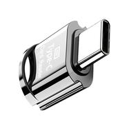Lecteur de Cartes Mémoire - Lecteur Type C pour Carte TF - Adaptateur Portable Rapide Branchement Direct pour Smartphone Appareil Photo