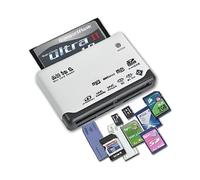 Lecteur de cartes mémoire tout-en-un TRIXES : USB 20 Mini SD MMC Mobile SDHC M2 TF XD CF