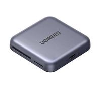 Lecteur de Cartes Mémoire Ugreen USB-C 100W PD 3-en-1 Gris
