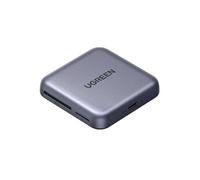 Lecteur de Cartes Mémoire USB-C 100W PD 3-en-1 Gris