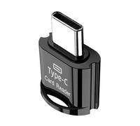 Lecteur de Cartes pour Téléphone, Adaptateur Mémoire Type C, Adaptateur Portable Rapide Branchement Direct pour Smartphone Appareil Photo