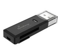 Lecteur De Cartes SD Et MicroSD Compact USB MediaRange Noir Noir G