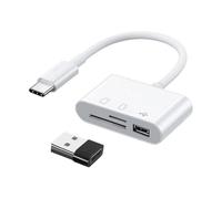 Lecteur de cartes SD USB-C en 1, adaptateur USB-C vers SD/Micro SD/USB 3.0, compatible avec les appareils de type C tels que Samsung, Huawei