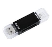 Lecteur de cartes USB 2.0 OTG Basic SD/microSD Hama - Blanc - Compatible Android OS 4.0+ Blanc G