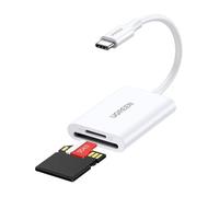Lecteur de cartes USB-C 2 en 1 - UGREEN - CM265 - Blanc - microSD/SD - Transfert 5 Gbit/s