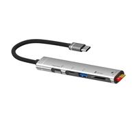 Lecteur de cartes USB C vers SDTF OTG Adaptateur Hub USB A Port Charge rapide pour tablettes PC Type C Hubs USB Charge rapide