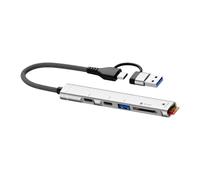 Lecteur de cartes USB C vers SDTF OTG Adaptateur Hub USB A Port Charge rapide pour tablettes PC Type C Hubs USB Charge rapide
