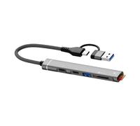 Lecteur de cartes USB C vers SDTF OTG Adaptateur Hub USB A Port Charge rapide pour tablettes PC Type C Hubs USB Charge rapide