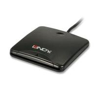 Lindy 42768 lecteur de carte magnétique USB Noir