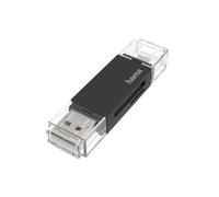 Lecteur de cartes USB, OTG, USB-A + Micro-USB, USB 2.0, SD/microSD