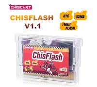 Lecteur de cartouche de jeu ChisFlash V1.1 RTC Edition compatible avec Nintendo GBA / GBA SP / GB Micro / DS / DS Lite / Game Boy Player Console V1.1 Sapphire Blue