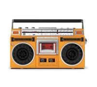 Lecteur de Cassettes Boombox rétro avec Bluetooth, Radio AM/FM, Lecture USB/Micro SD, enregistreur, Haut-Parleur stéréo Portable écran LCD et Double VU-mètres for la Maison Les Voyages
