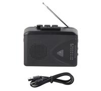 Lecteur de cassettes Melodic Muse, lecteur de cassettes portable avec enregistrement vocal clair, radio AM/FM pour une écoute ininterrompue, bonne