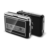 Lecteur de Cassettes Portable, Convertit Les Cassettes en MP3, Compatible avec Ordinateur/Portable, Retour Automatique - Enregistrement Numérique de Musique sur Cassette