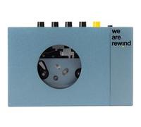 Lecteur de Cassettes portable We are rewind Bluetooth Bleu et Argent Bleu et Argent E