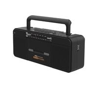 Lecteur de Cassettes rétro Portable avec Radio AM/FM, Lecture USB et Grand Haut-Parleur - Lecteur de Cassettes Boombox Vintage avec Prise Casque pour Une Utilisation à la Maison
