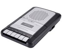 Reflexion CCR8014 Enregistreur Cassette Portable, avec Enregistrement One Touch, AUX-in, Prise Casque, Prise Microphone, 23,5 x 14 x 5 cm, Noir
