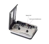 Lecteur de Cassettes USB, Convertisseur Cassette Vers MP3, Kit D'Enregistrement Audio avec Transfert USB