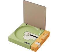 Lecteur De CD De Transport Rétro De Bureau Vintage avec Bluetooth | Sortie Spdif/coaxiale, sans Haut-parleurs Intégrés | Portable Rechargeable 2000mah pour Audio à Domicile Green