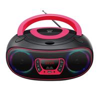 Lecteur de CD, Denver TCL-212BT PINK Portable Boombox. Radio FM. Bluetooth. 4W. Entrée AUX. Lecture MP3 Via USB Bleu