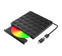 Lecteur De Cd-Dvd Externe, Usb 3.0 Type-C, Portable, Graveur De Réécriture De Cd/Dvd-Rw/Vcd Rom, Pour Ordinateur Portable De Bureau