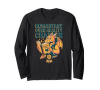 Lecteur de chapitres Dragon Book Lover Romantasy Over Reality Manche Longue