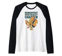 Lecteur de chapitres Dragon Book Lover Romantasy Over Reality Manche Raglan